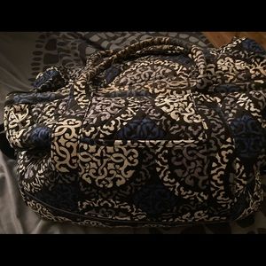 Vera Bradley overnight bag with additional strap